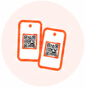 2 IdentiFur QR tags